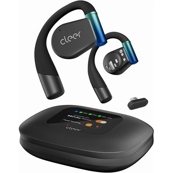 Cleer ARC 3 Gaming Earbuds, True Wireless, Ultra-Low Latency, Dolby Sound, BT 5.4, USB-C Dongle, 50Hr Battery, Compatible PS4, PS5, PC, Switch, Black