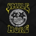 thumbnail image 2 of Smile More Happy Face Star Eyes Men's Graphic T Shirt Tees Brisco Brands S, 2 of 6