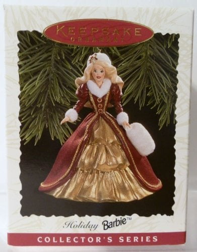 holiday barbie ornaments value