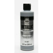 FolkArt Metallic Acrylic Craft Paint, Silver Sterling, 8 fl oz