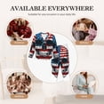 thumbnail image 7 of Naloa American Flag Skull Pajamas for Women Set, Womens Pajama Sets, Lounge Sets for Women, 2pjs for Women-Small, 7 of 7
