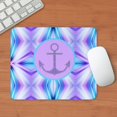 thumbnail image 3 of CafePress - Anchor Purple Aqua Geometric Mousepad - Non-slip Rubber Mousepad, Gaming Mouse Pad, 3 of 6