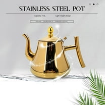 OFFIGAM Tea Kettle Stainless Steel Stovetop Brewing Coffee for Family 1 Set