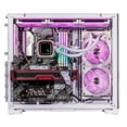 thumbnail image 5 of Velztorm Bubble Cow Pink Limited Edition Gaming PC (AMD Ryzen 7 5700X 8-Core, 32GB DDR4, 1TB PCIe SSD + 6TB HDD (3.5), Radeon RX 6700 XT, WiFi 5, BT 5, Liquid Cooled 240mm, 850W, Win 10 Pro), 5 of 7