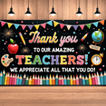 thumbnail image 5 of Colorful Design Teacher Appreciation Banner Educational Celebration School Decor for Teacher's Day Classroom Decoration Staff Recognition, 5 of 8