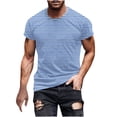 thumbnail image 1 of Camisetas de Manga Corta para Hombre Imprimir Deportes de Manga Corta Cuello Redondo Blusa Algodón Poliéster, Nueva Moda Casual Camiseta para Hombres, 1 of 5
