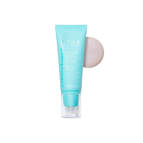 TULA Skin Care Filter Primer Blurring & Moisturizing Primer | Prime, Blur, Even Out & Protect with a Filter-Like Finish | Luna, 1 fl. oz.