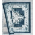 thumbnail image 4 of United Weavers Drachma Patras Traditional Medallion Runner Rug, Aqua, 2'7" x 7'4", 4 of 5