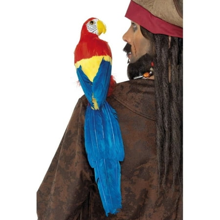 Parrot 20in with elastic holder for Pirate Costume Smiffys