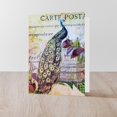 thumbnail image 4 of CafePress - Paris Orchid Birdcage Peacock Greeting Cards - Greeting Card, Blank Inside Matte, 4 of 4