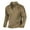 Khaki, variant on Hoodless Sweatshirts for Men Solid Colour Sweatshirt Half Zip Jumpers Standing Collar Pullovers Long Sleeve Top Pocket Casual Hoodless Sweatshirt Thin Loose Tops