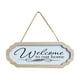 thumbnail image 1 of Bienvenido a Nuestro Letrero de Inicio, Letrero de Bienvenida Rústico para Colgar en La Pared, Colgador de Pared Europeo, Letrero Decorativo Blanco Pa Estilo B Soledad Letrero decorativo, 1 of 10