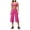 Hot Pink, variant on ZIXKCGDSE Workout Sets for Women Halter Sports Bra Matching Wide Leg Capri Pants Yoga Outfits Size XL