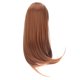 thumbnail image 5 of Peluca de pelo de muñeca de 8 a 9 pulgadas Malla de fibra de alta temperatura Cabello de muñeca largo y rizado Reemplazo para muñeca 1/3 Carmesí, 5 of 10