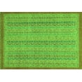 thumbnail image 1 of Ahgly Company Indoor Rectangle Abstract Green Modern Area Rugs, 4' x 6', 1 of 4