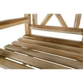 thumbnail image 3 of Nordic Teak Natural Outdoor Patio Dining Chair with Arm Rests - Beige, 3 of 5