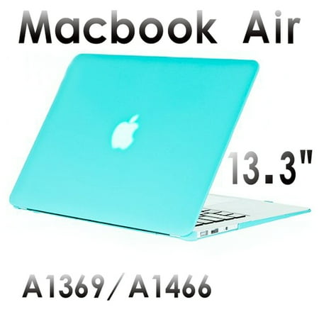 Air Boot Cover AGPtek Macbook Air 13.3 inch Case/Cover with Keyboard Cover Skin Screen Protector 3in1 Rubberized for A1369 A1466 ()