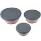 thumbnail image 2 of 6 Unids Conjuntos de Tazón Lonchera Plegable de Silicona Tazón Plegable Tazón Plegable de Silicona con Tapa Rosa, 2 of 8