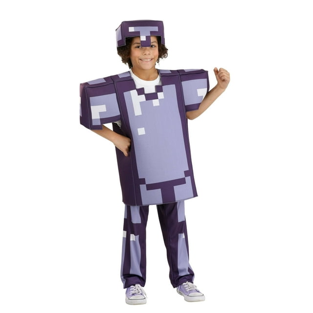 Disguise Minecraft Armure en Diamant Enchantée Costume de Luxe pour Enfant Taille 10/12