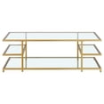 thumbnail image 6 of Evelyn&Zoe Modern/Contemporary 54" Wide Brass Coffee Table, 6 of 7