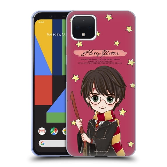 Head Case Designs Officially Licensed Harry Potter Deathly Hallows XXXVII Harry Soft Gel Case Compatible with Google Pixel 4