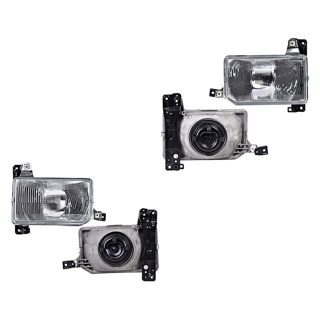 Par de Faros 720 1992 A 1993 Nissan P/Halog DEPO .
