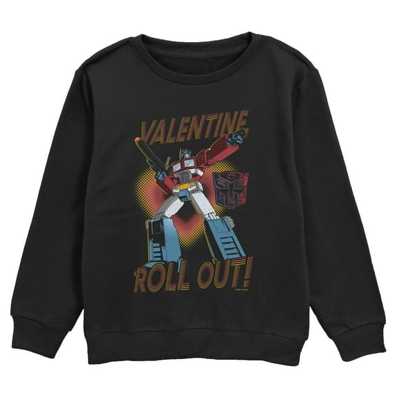 Boy's Transformers Valentine Roll Out! Sweatshirt