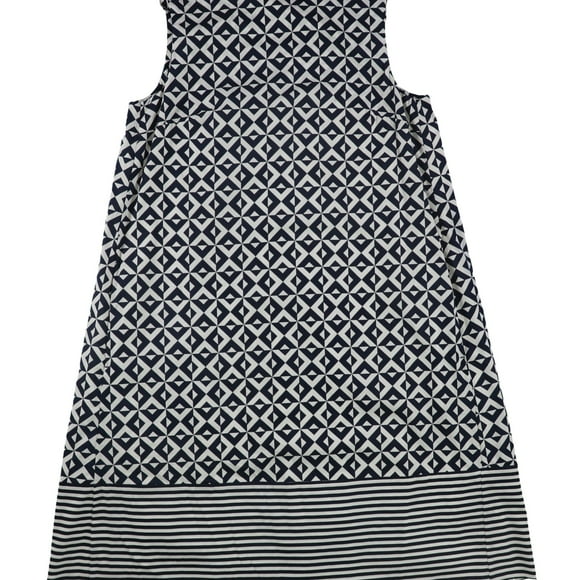 Marella Womens Mixed Pattern A-line Dress, Blue, 6