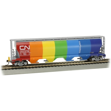 Bachmann 73805 HO Cylindrical Grain Hopper with FRED - CN Demonstrator