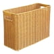 thumbnail image 2 of Cesta de almacenamiento tejida de PP, organizador alto y delgado, mueble de almacenamiento decorativo para Café ligero, 2 of 8