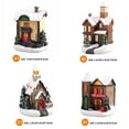 thumbnail image 2 of Christmas Scene Houses Building House with Warm LEDs Light Batter-y Operated Christmas Ornamnet Gift, 2 of 8