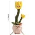 thumbnail image 2 of Singing Plush Toy,Electronic Dancing Singing Plush Multifunction Tulip Flower Toy Electronic Plush Toy Unmatched Quality, 2 of 8