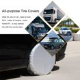 thumbnail image 6 of Tire Covers For RV Wheel 2 Pack Silvers Sun Protectors For Motorhome Boating Trailer Van Christmas Decorations for Home Of The Day, 6 of 6