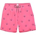 thumbnail image 1 of Biwisy Mens Swim Trunks Quick Dry Swim Shorts with Mesh Lining Funny Beach Shorts, 1 of 7