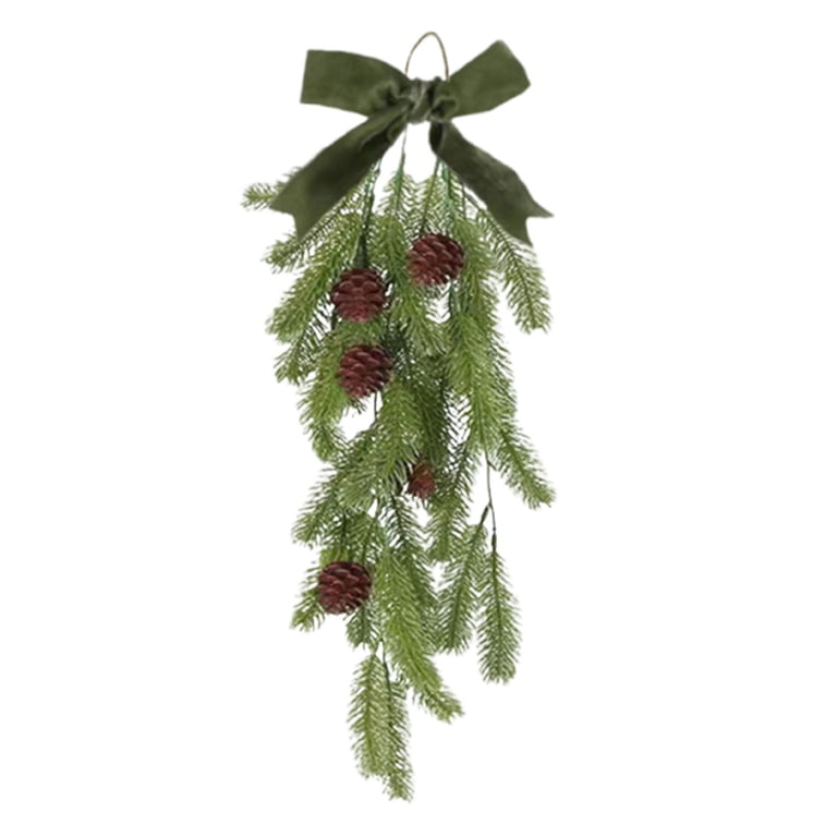 asxite Christmas Garland,Christmas Teardrop Swags Christmas