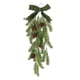 thumbnail image 2 of Guirnaldas Navideñas con Forma de Lágrima, Guirnaldas Navideñas con Forma de Lágrima, Guirnaldas Rústicas de Agujas de Invierno con Conos, Lazo de Terciopelo, Guirnaldas Artificiales Colgantes Navide, 2 of 6