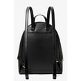 thumbnail image 6 of Michael Kors Women's Rhea Medium Pebbled Leather Backpack (Black) 35S5GRAB2L-001, 6 of 6