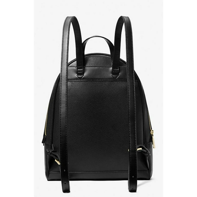 Michael Kors, Women's Rhea Backpack, 35S5GRAB2L-001, Black Leather