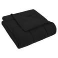 Mainstays Black Reversible Ultra Soft Comforter, Full/Queen