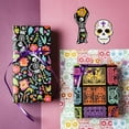 thumbnail image 5 of Holiday Wrapping Paper Sheet - 12 Sheet with 4 Different Design - Skull/Skeleton/Floral Print for Day of the Dead, Halloween - 27.5 x 19.6 inches Per Sheet, 5 of 14
