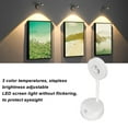 thumbnail image 4 of Splicadores de Pared del sensor de Movimento LED, 3 temperatura de color, Rotacia de 360 ​​Grados, Luz de Imagen Inalmbrica para Dormitorio, Armario, Pasillo, Cocina, Gabinete, 4 of 7