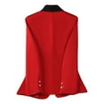 thumbnail image 5 of Wiyuqeen Womens Blazers Dressy Casual Lapel Collar Long Sleeve Blazer Suits Color Block Business Work Jacket Coar with Pocket, 5 of 5