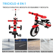thumbnail image 5 of Triciclo Evolutivo The Baby Shop  4 en 1 Bicicleta de Equilibrio y Balance Rojo -, 5 of 7