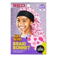 thumbnail image 2 of Red by Kiss Kids Edge Satin Braid Bonnet | Protective Sleep Cap – Multiple Styles, 2 of 9