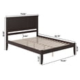 thumbnail image 6 of AFI Madison King Solid Wood Platform Bed, Espresso, 6 of 6