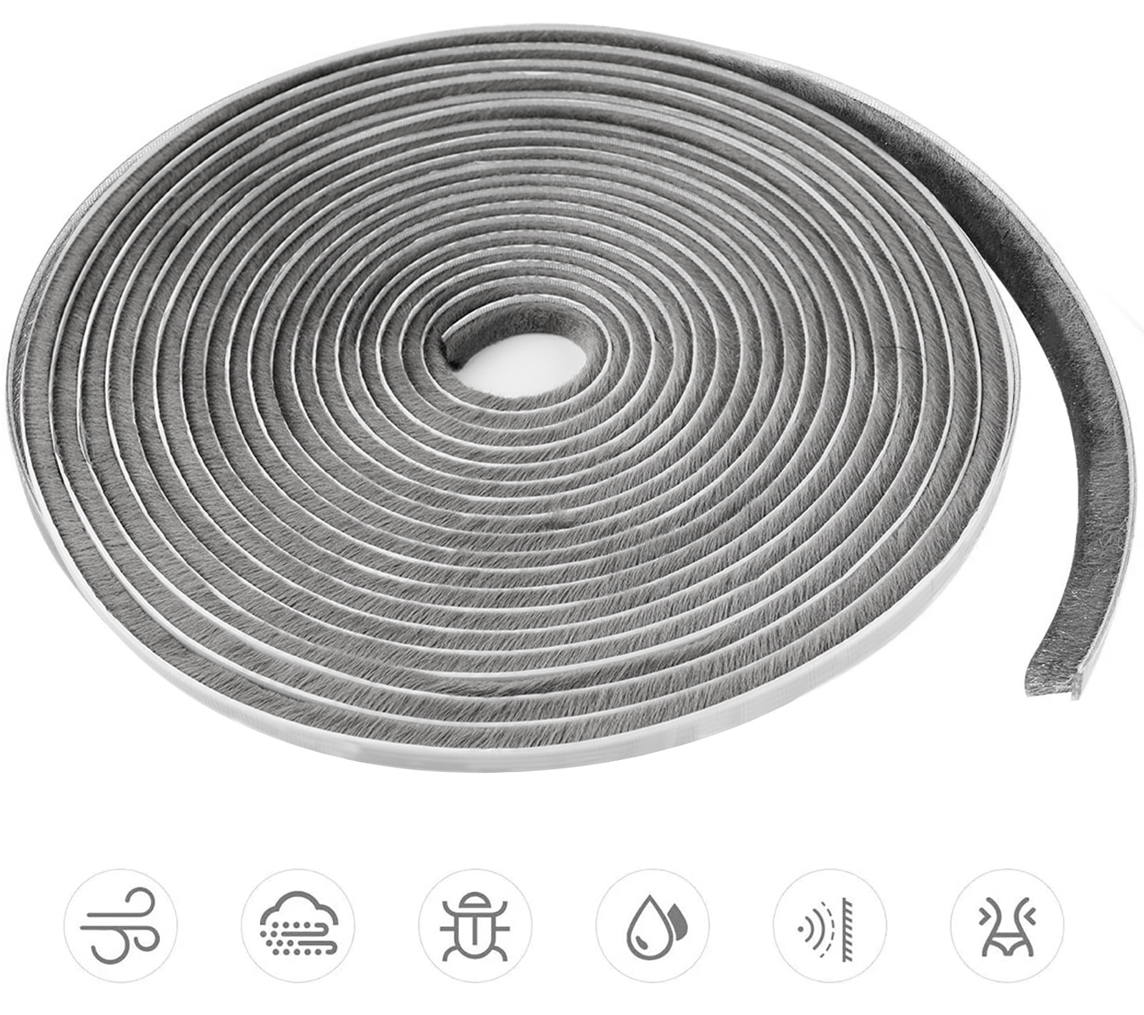 Bangcool Door Draft Stopper 1 Roll 32.8ft Weather Stripping for Window