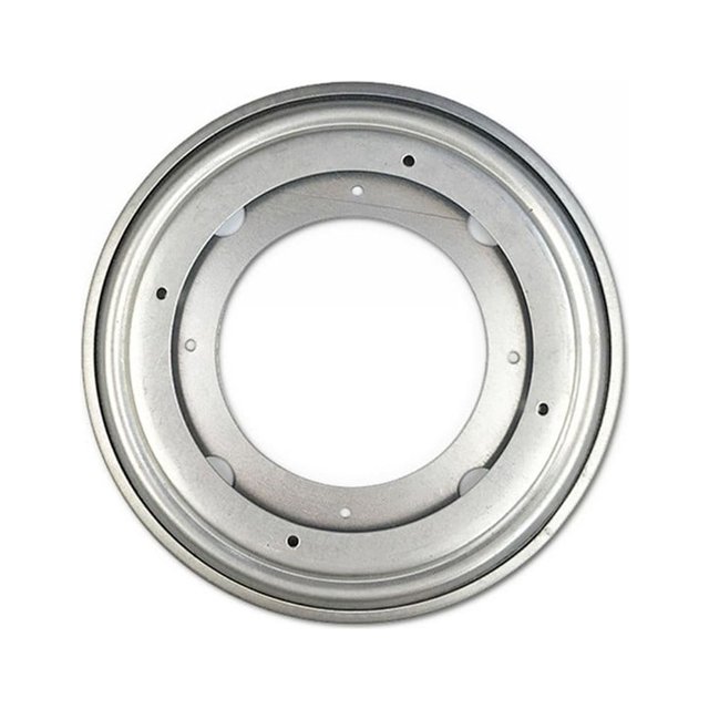 4 Types Heavy Duty Round Shape Galvanized Lazy Susan Turntable Bearing Rotating Swivel Plate Hardware For Kitchen Dining Table 8in
