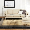 thumbnail image 2 of Home Dynamix Royalty Clover Contemporary Geometric Border Runner Area Rug, Black/Blue, 1'9"x7'2", 2 of 5