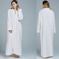thumbnail image 1 of Camisón de franela de otoño e invierno para mujer, camisón de cuadros de piña alargado y grueso, bata de baño para pareja, pijamas para hombre, ropa de casa, 1 of 6