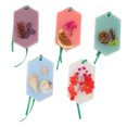 5pcs Floral Fruity Scented Wax Sachet Bedroom Long Lasting Aromatherapy